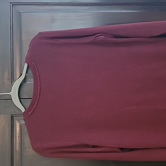 Lucky brand xsmall v-neck sweater Burgundy - Picture 5 of 6